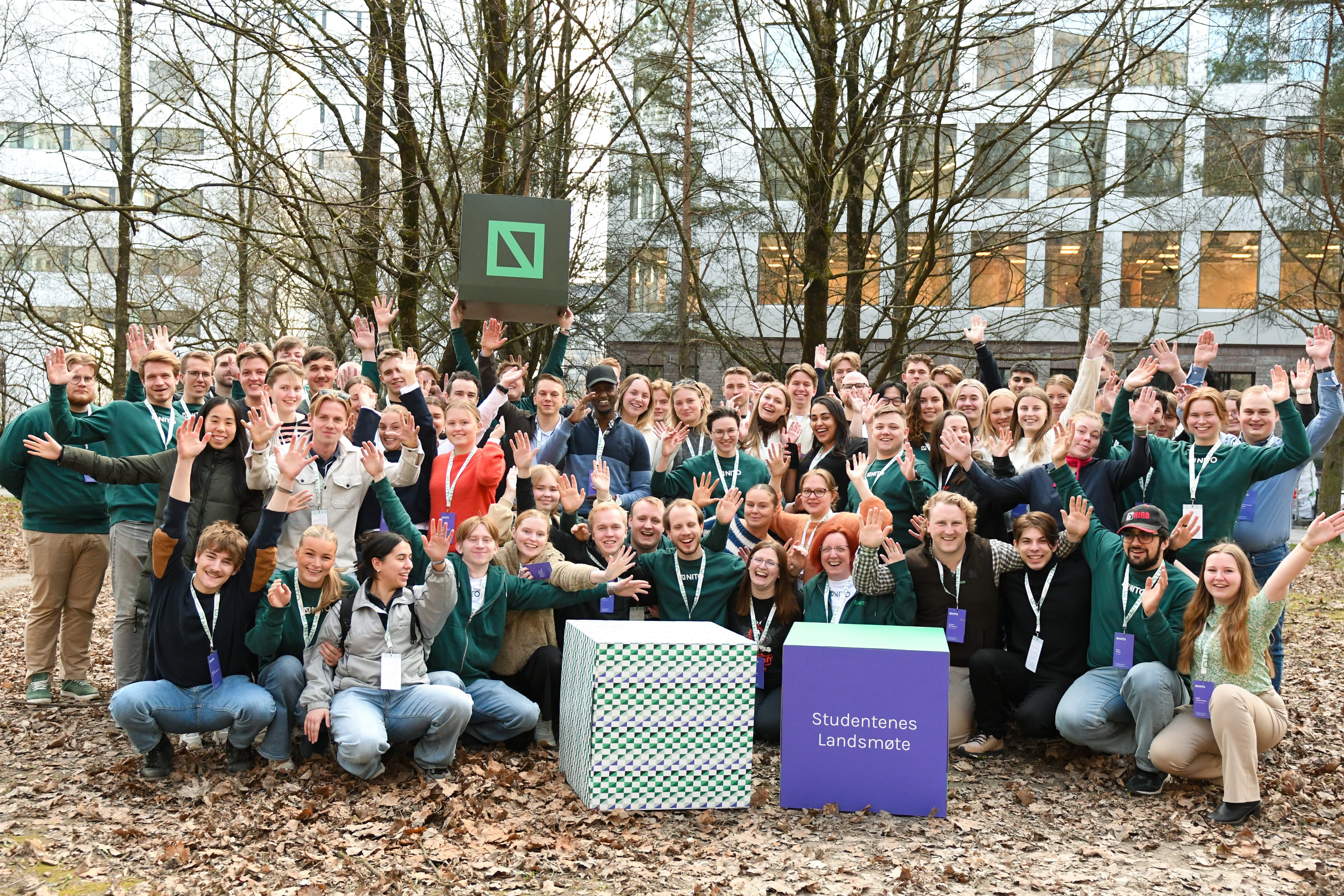 Gruppebilde fra NITO studentenes landsmøte. Foto: Magnus Sparre