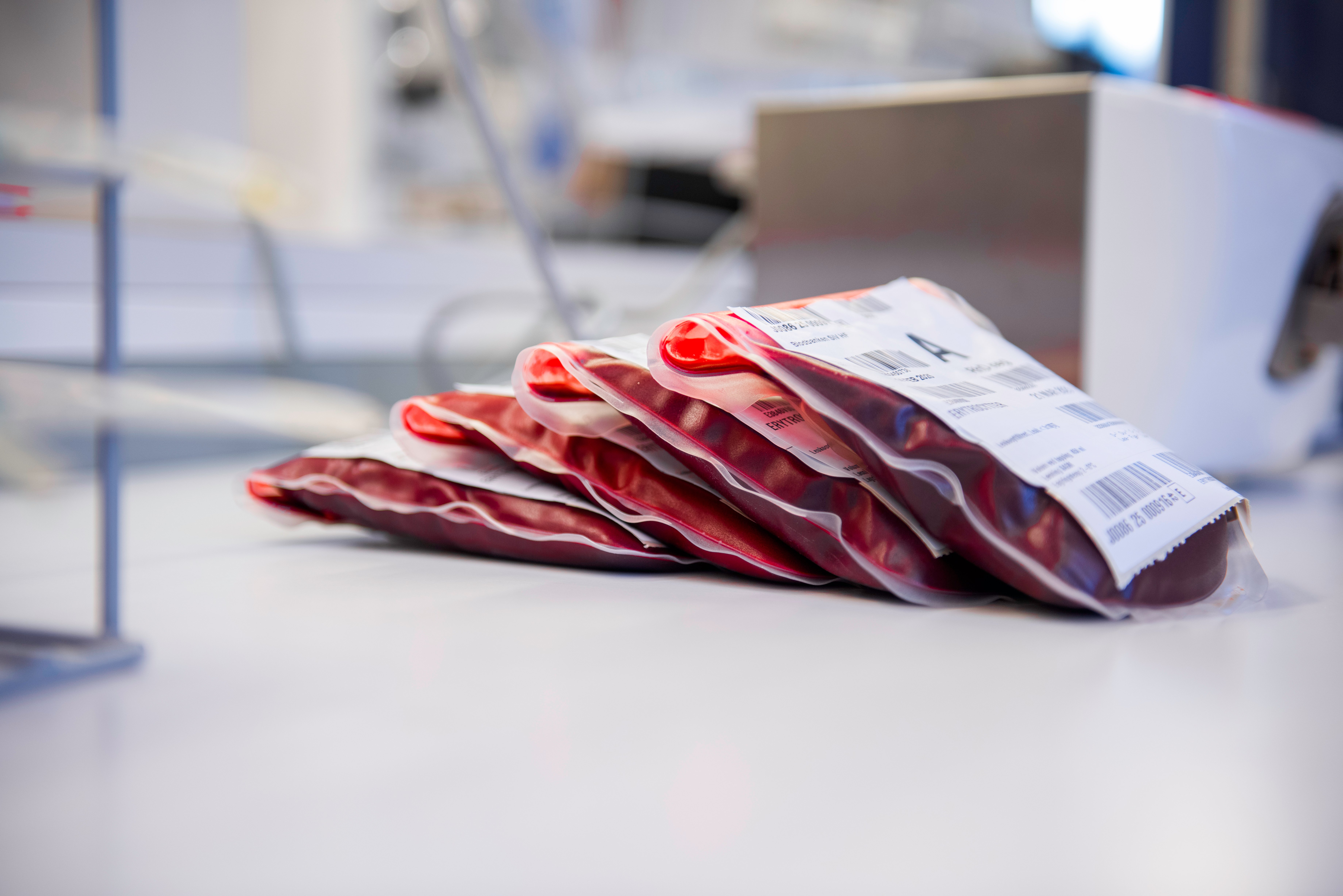 Blood bank Vestfold Hospital, photo: Luca Kleve-Ruud