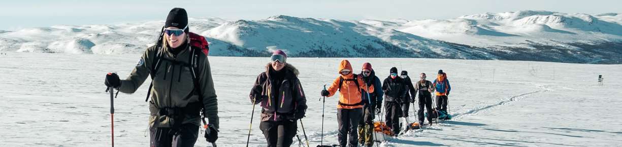 Ski vidde folk foto Fjellsport