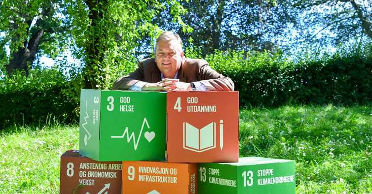 NITO-president Trond Markussen står bak bærekraftsmålene.