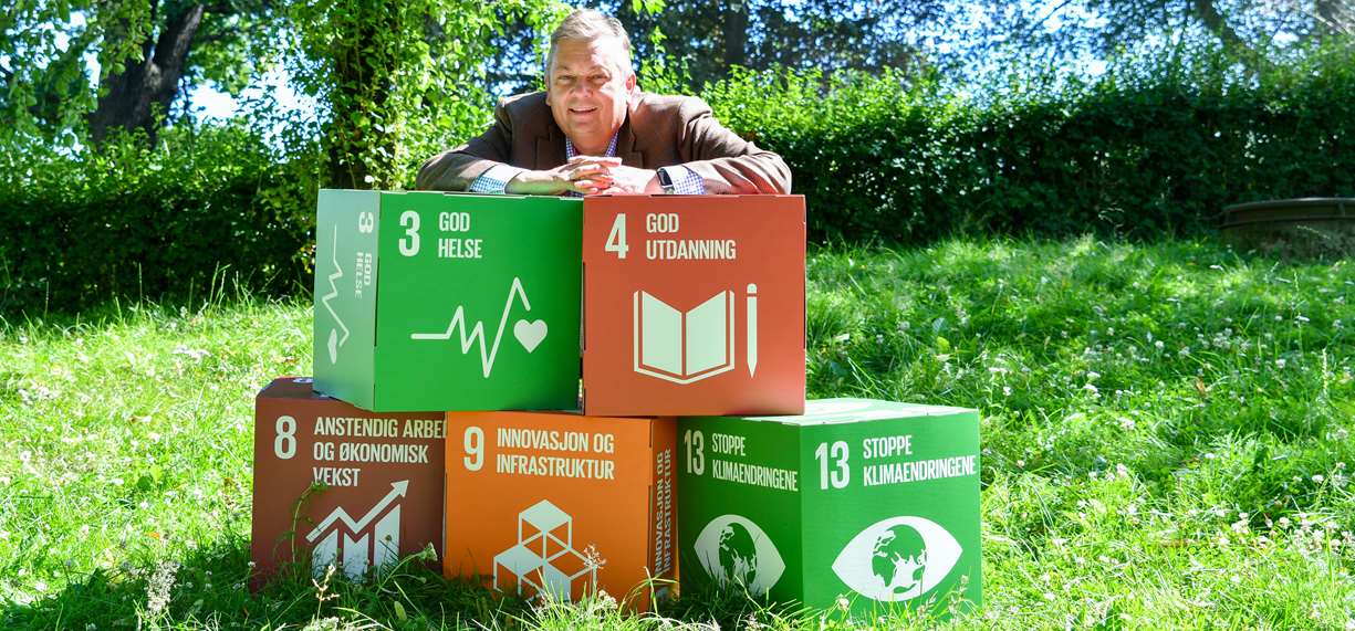 NITO-president Trond Markussen står bak bærekraftsmålene.