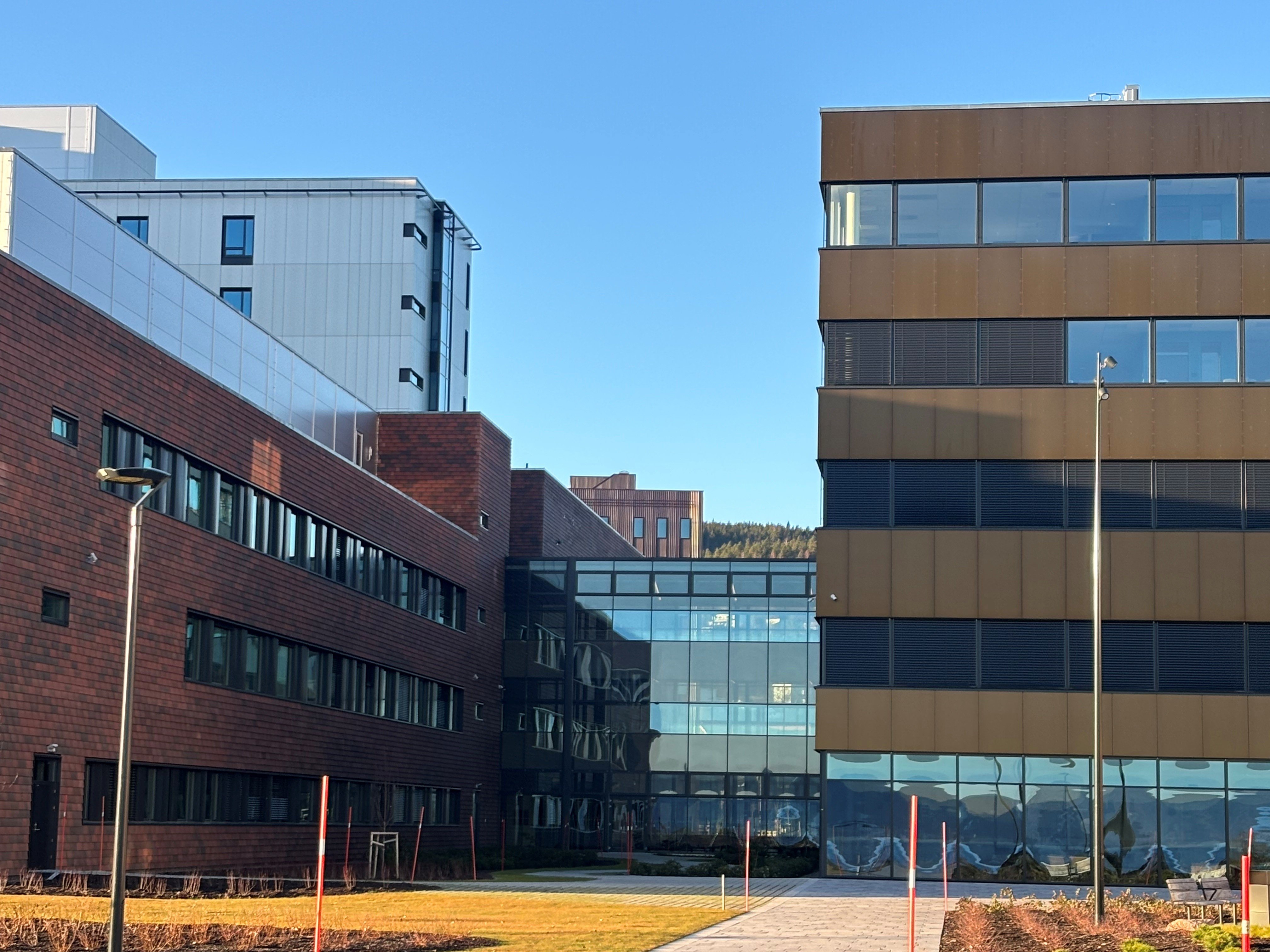 Bilde av det nye sykehuset
