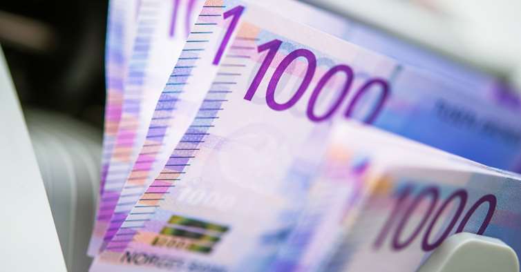 Illustrasjonsbilde penger, norske tusenlapper Foto: GettyImages