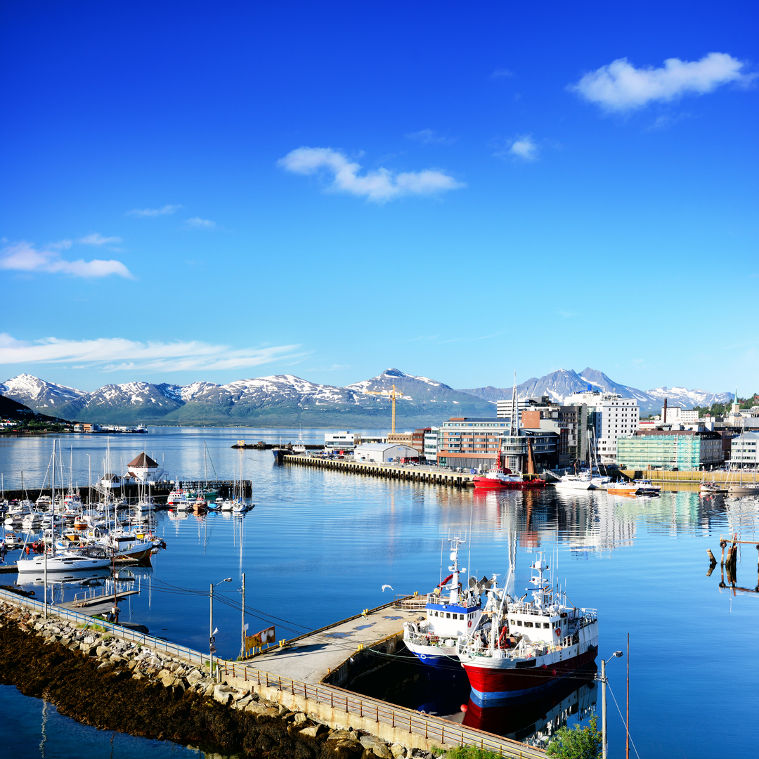 Panoramic view of Tromsø harbour, photo: Getty Images