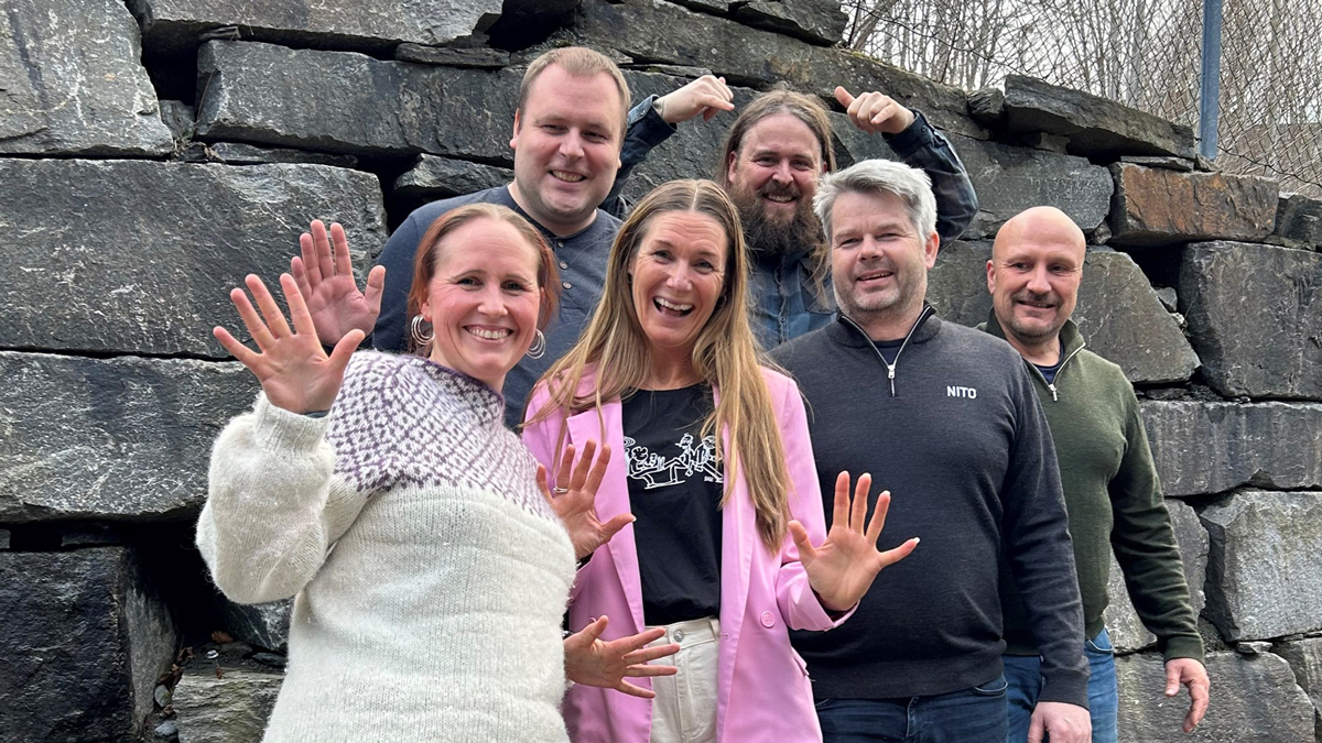 Avdelingsstyret i Rogaland (fra venstre): Sigve Eikeland, Sarah Gjerde Myhre, Morten Larsen, Karen Faa, Arnfinn Stens&oslash;, Siri S&aelig;grov Eiane, og Ekaterina Anderson 