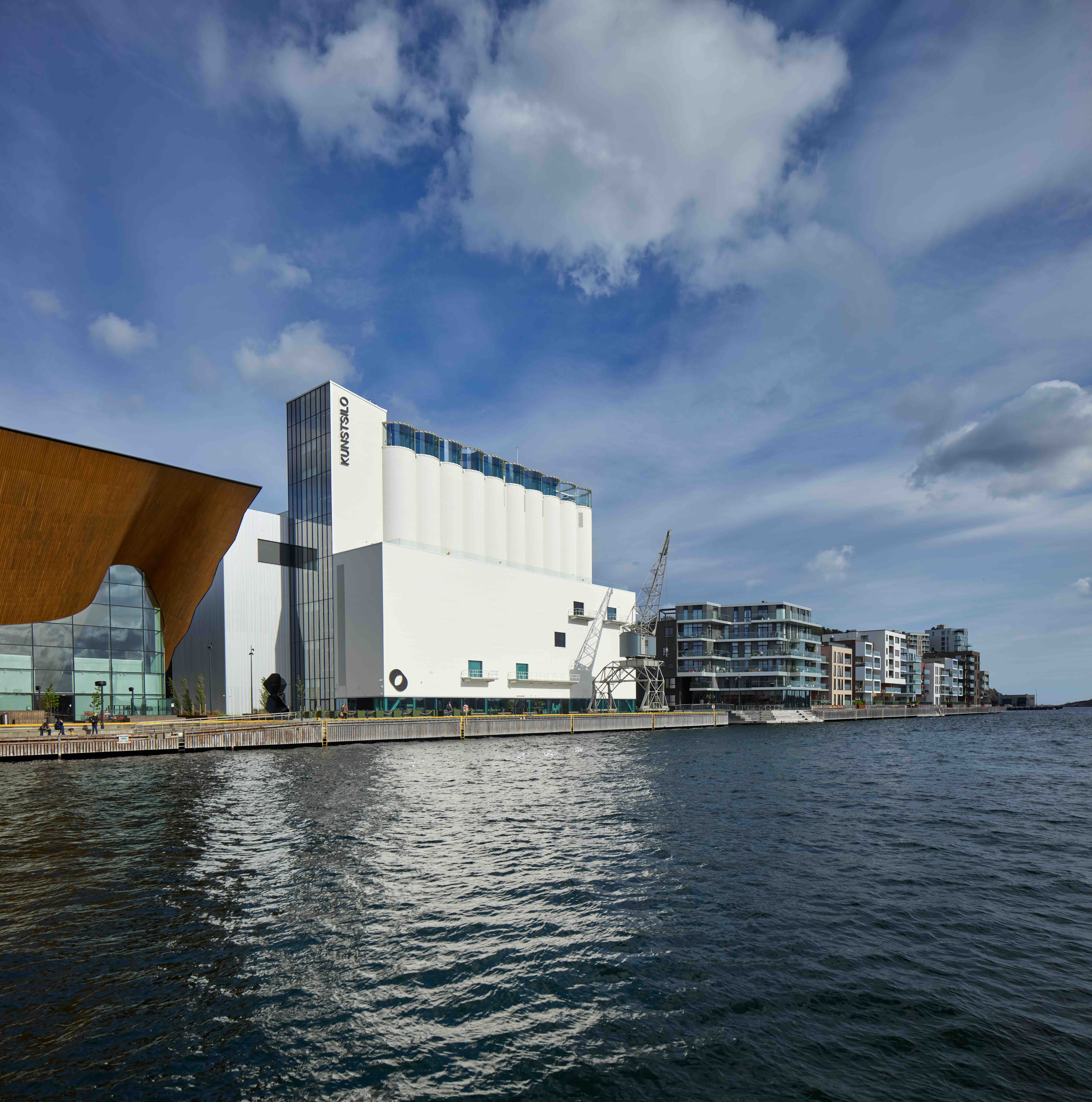 We see a picture of Kunstsilo that has been converted from a grain silo to an art center. Photo: Kunstsilo, courtesy of the press