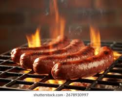 Pølser på en grill