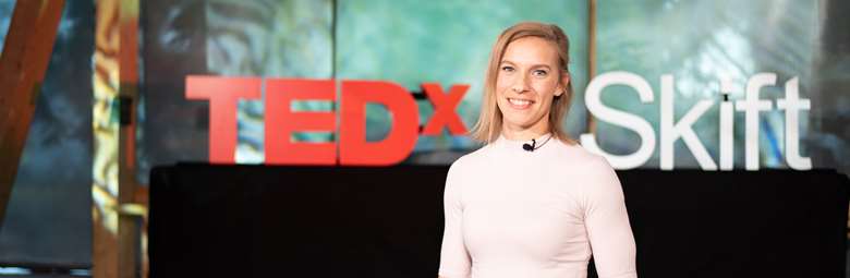 Gunnhild Hystad foran TedX
