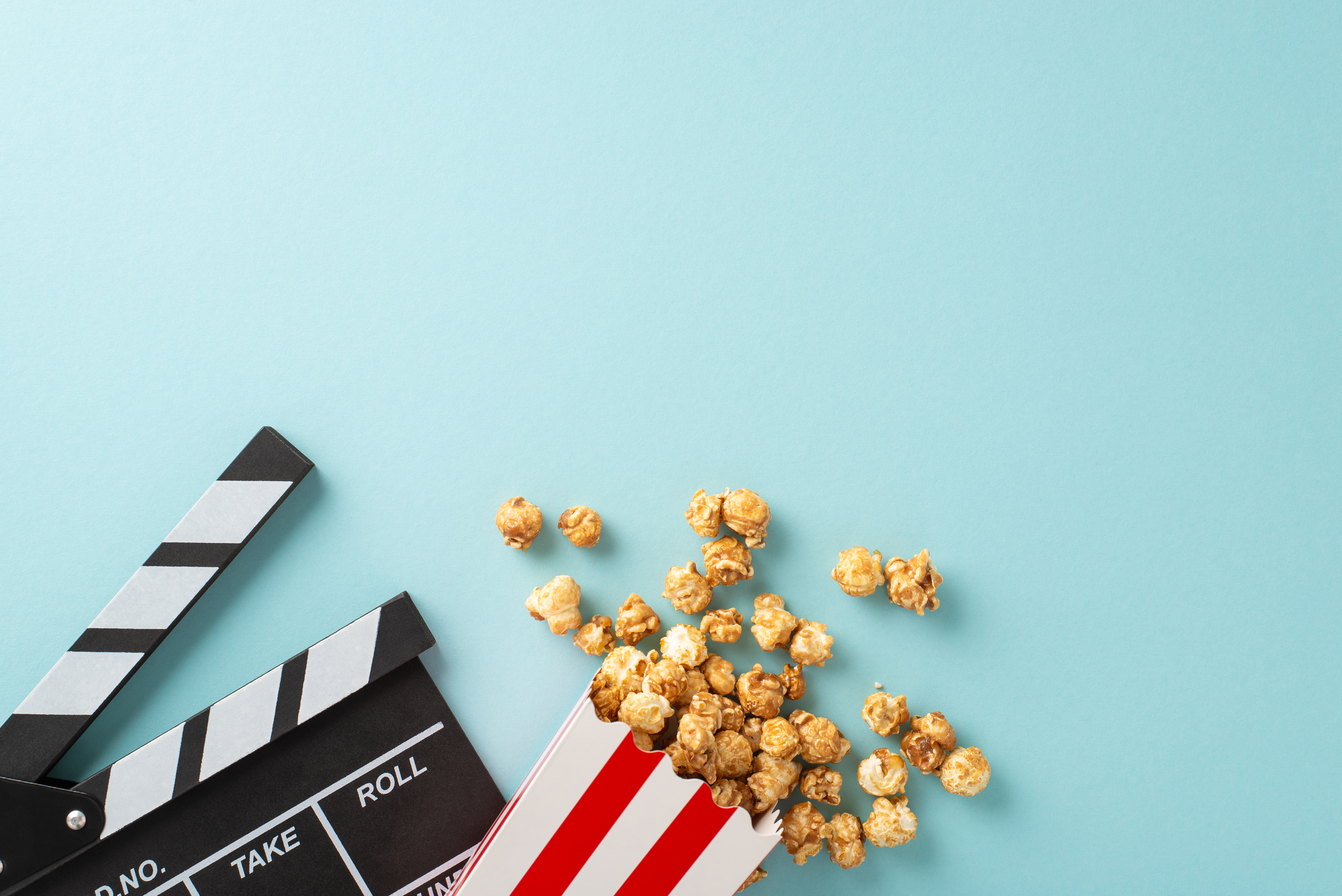 Film og popcorn på kino