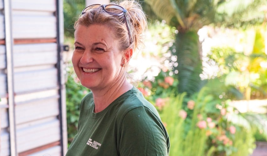 Marianne Nilsen Sturmair ute i felt