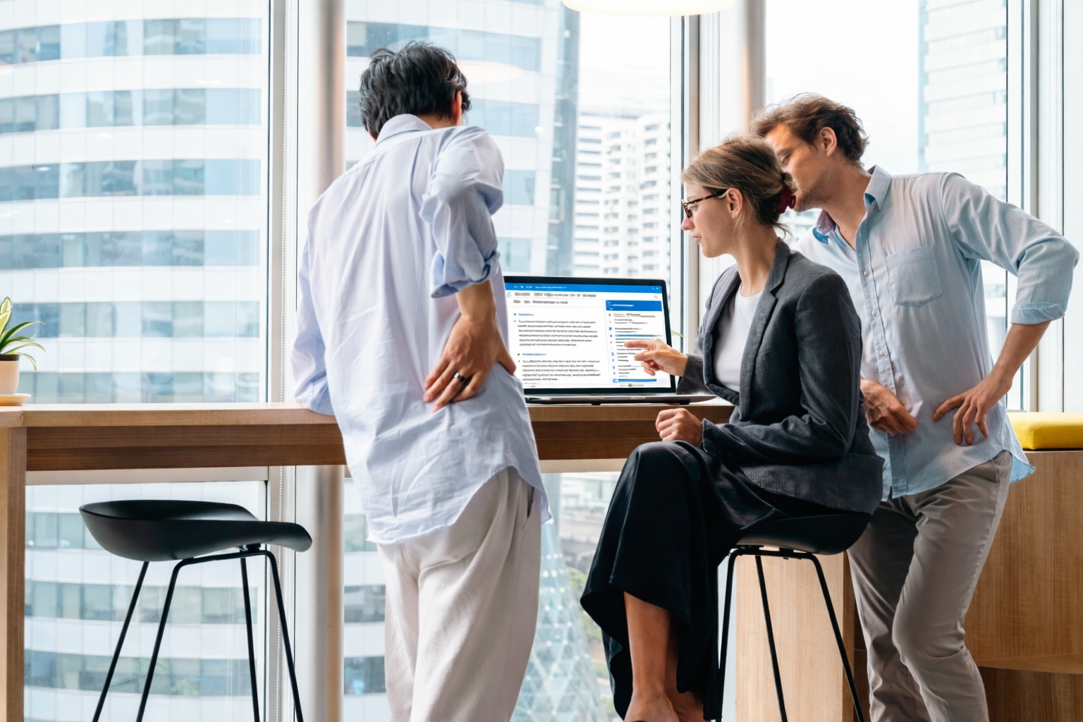 Kolleger bruker copilot på pc
