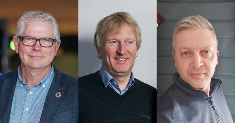 Det nye tariffutvalget NITO KS Energi (fra venstre): Oddvar Steinhaug, Asle Olav Garnås og Stian Engen