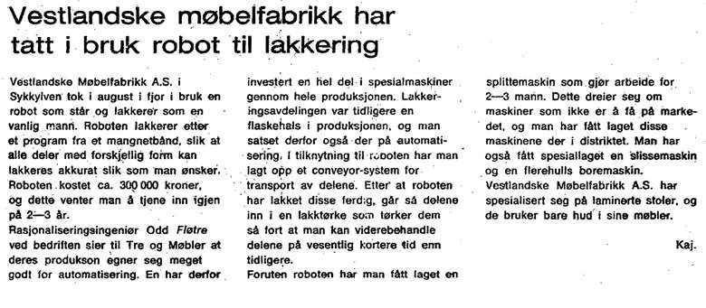 artikkel robot Tre og Møbler 1975.jpg