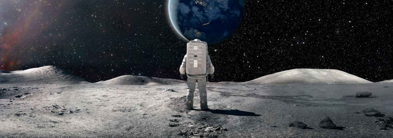 Mann som går på månen Foto: Gettyimages