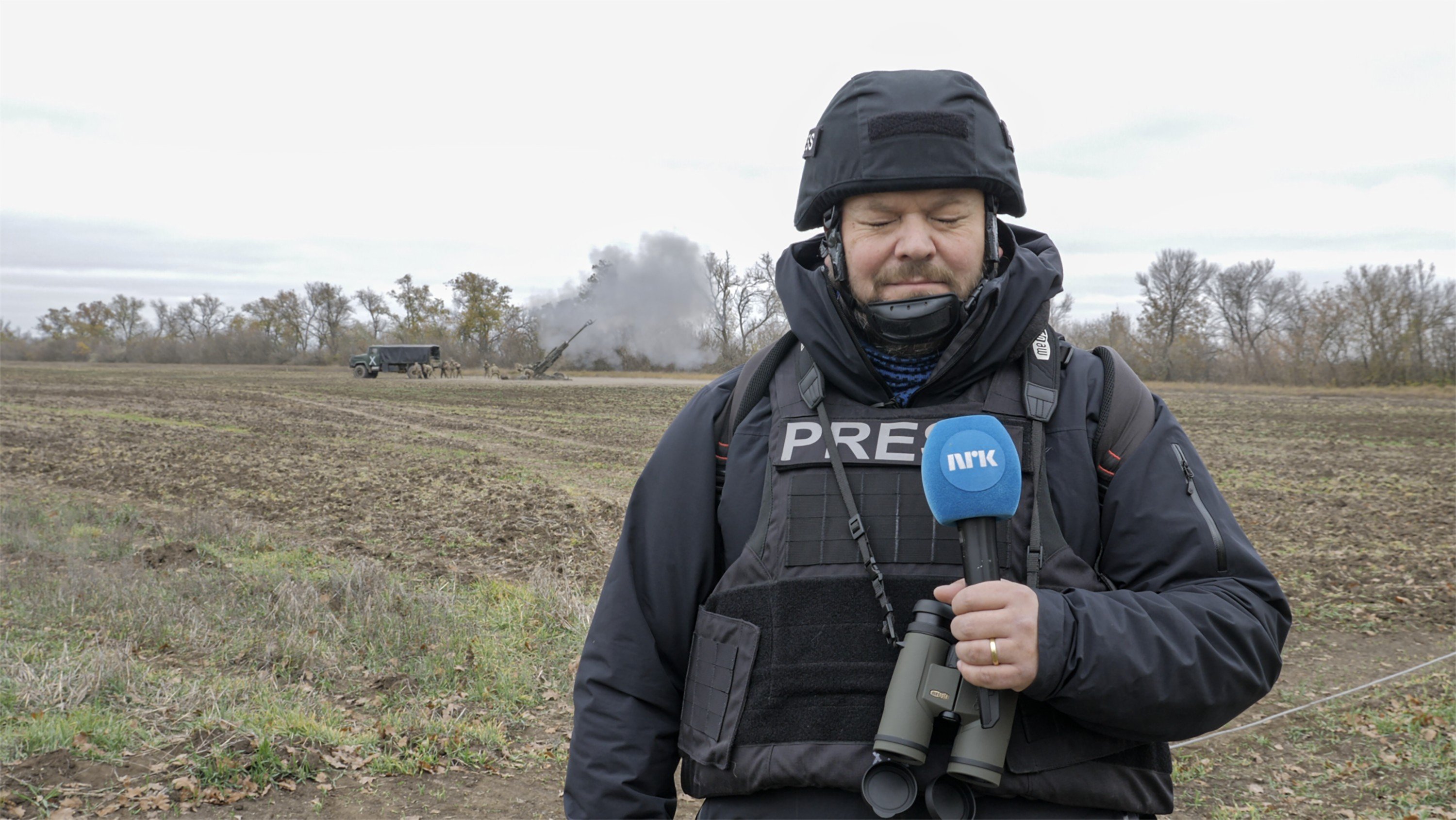 Utenriksreporter Roger Severin Bruland på oppdrag i Europa