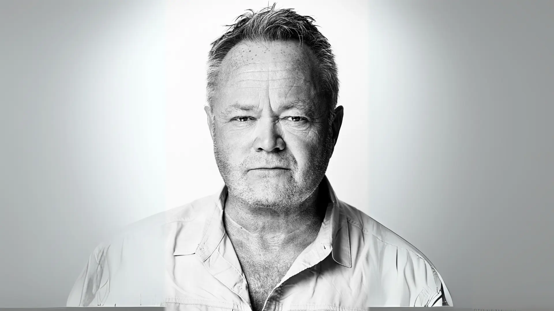 Foto tatt av Per Heimly. Svart-hvitt bilde av Fredrik Græsvik