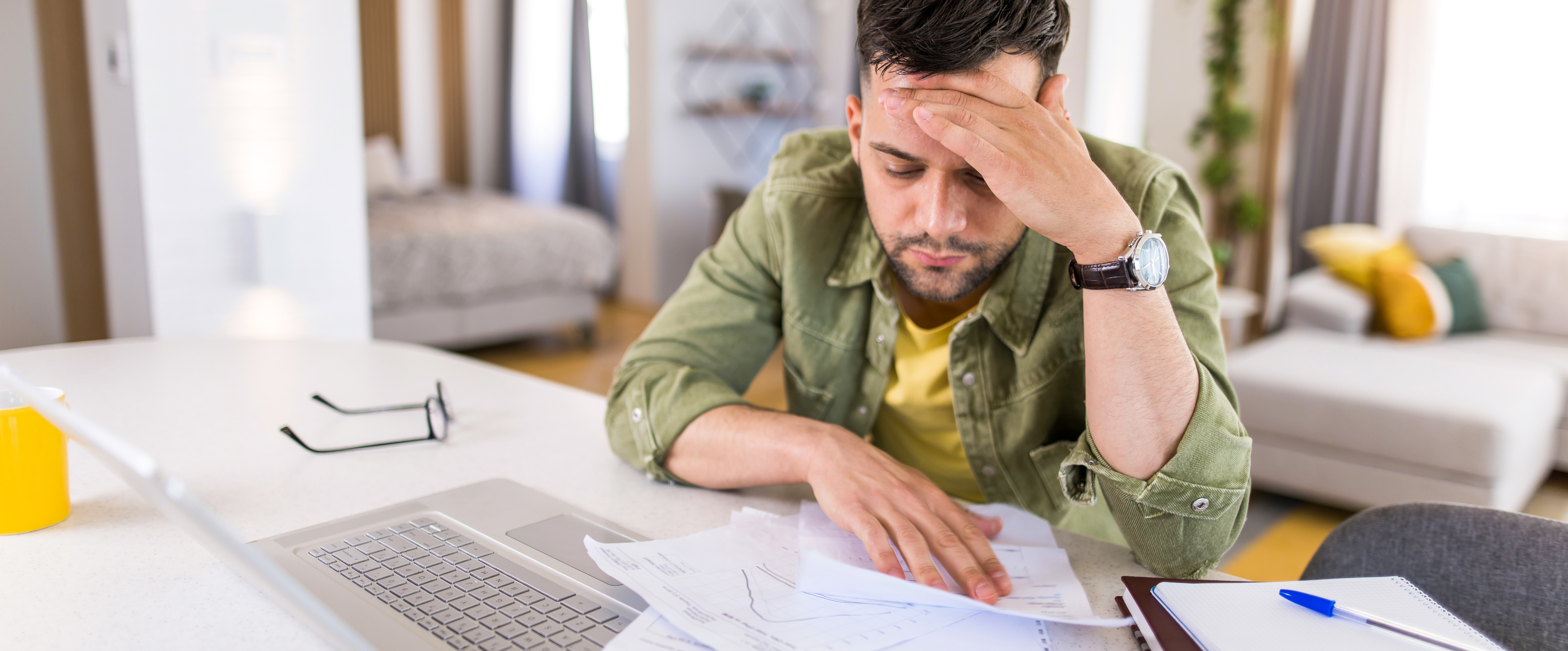 Man who looks dejected