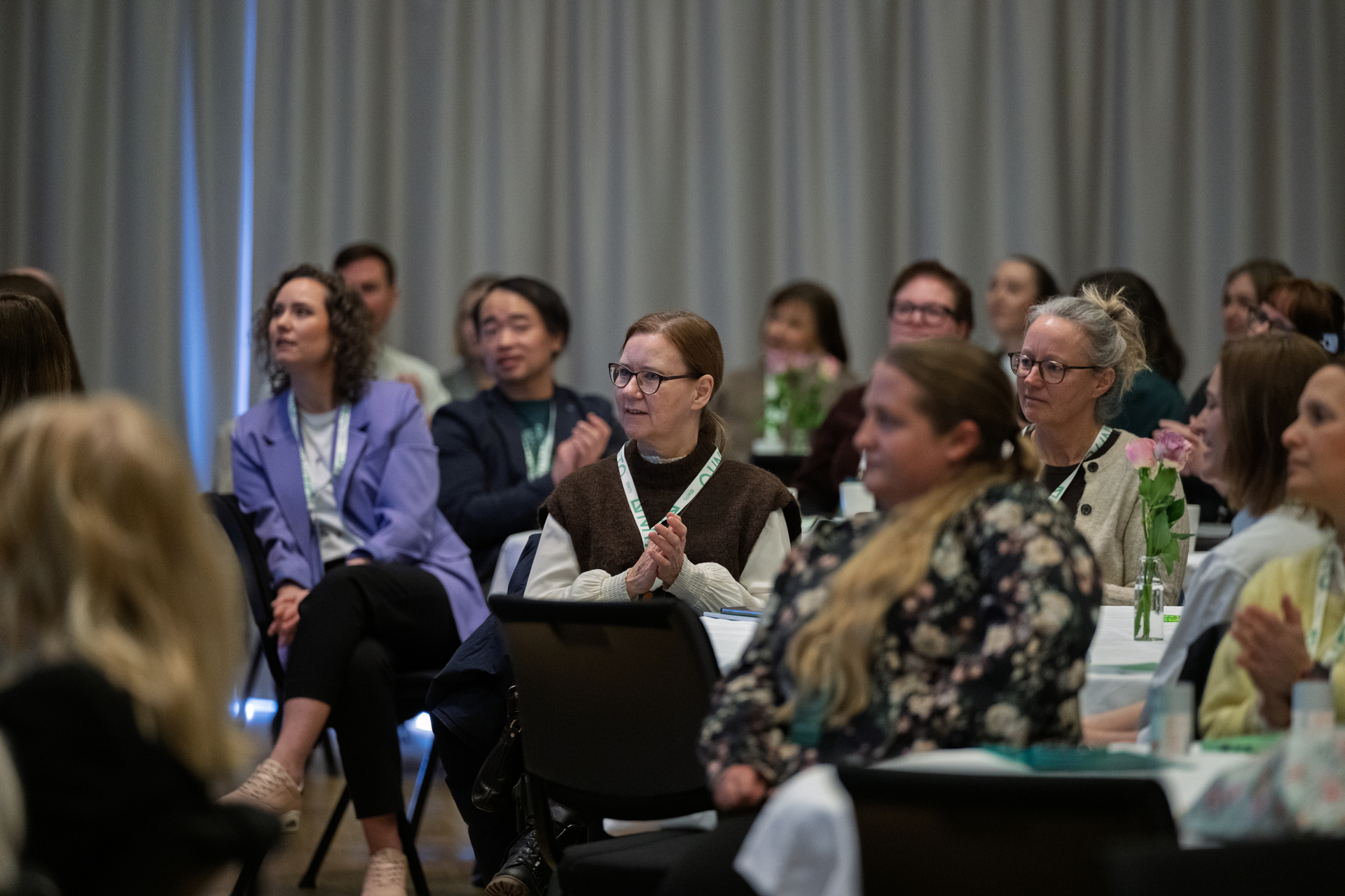 Biomedical laboratory technicians at NITO BFI event.