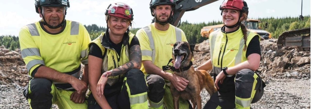 People who work with blasting work