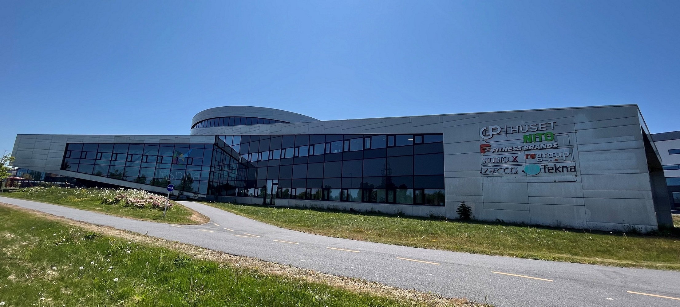 INSPIRIA science center i Sarpsborg, bygningen sett utenfra.