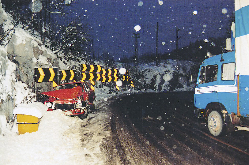 Traffic accidents in winter