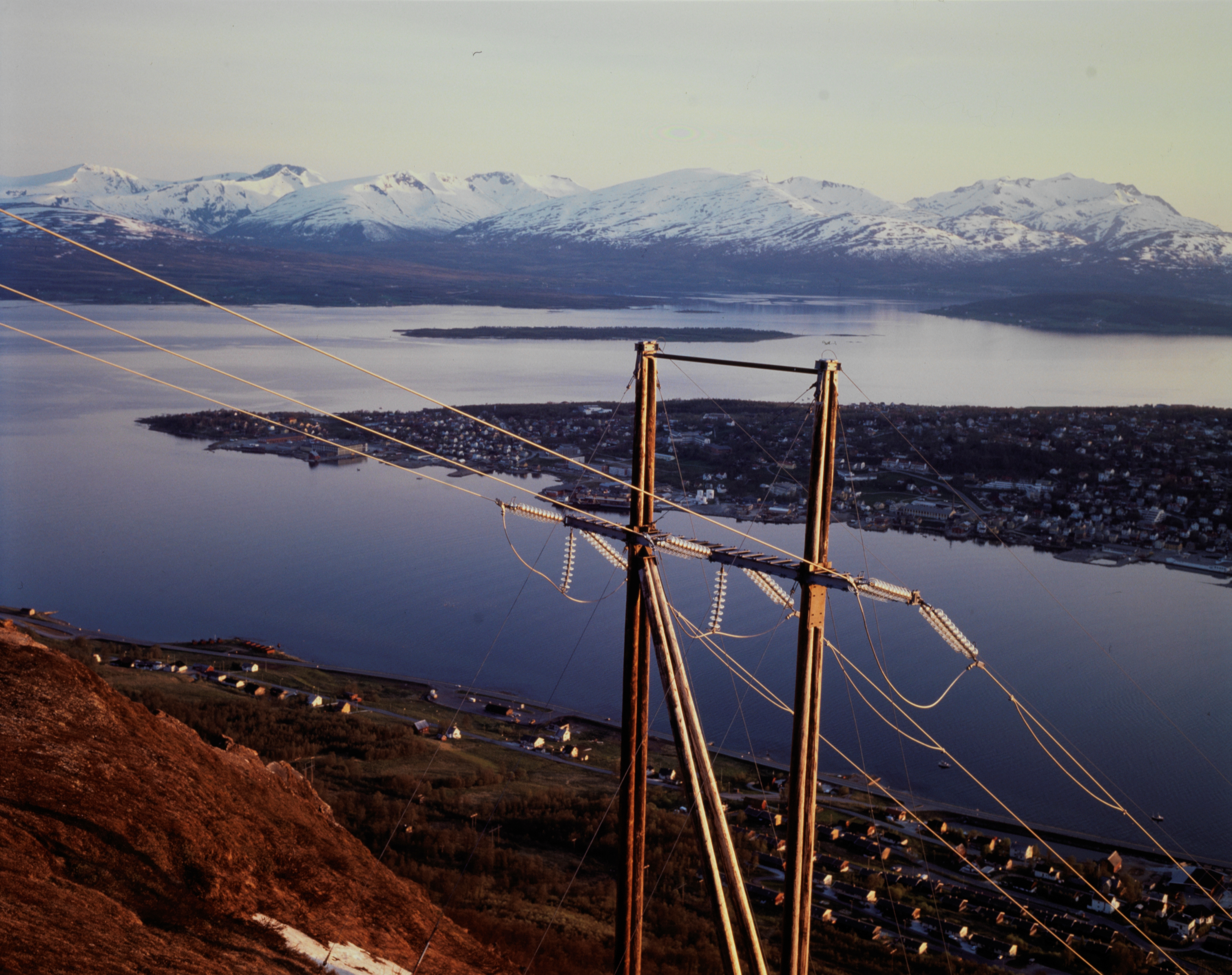 Power Lines in Coastal Landscapes